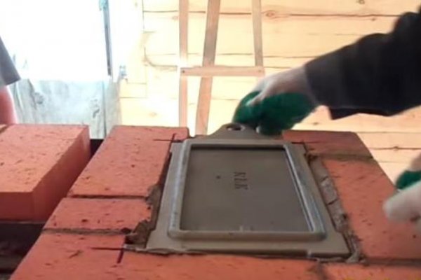 Schritt 3 - Pflanzen Sie das Tor auf den Mörser