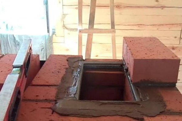 Schritt 4 - Mauerwerk über dem Tor