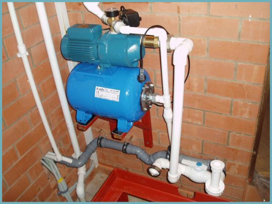 schéma de raccordement du vase d'expansion pour l'alimentation en eau