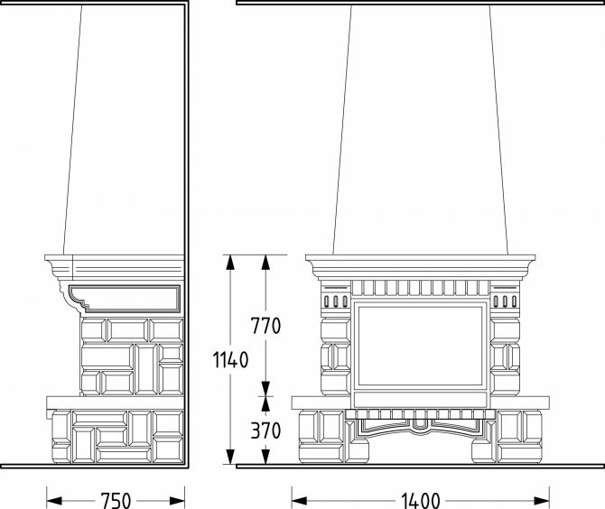 disposition de la cheminée