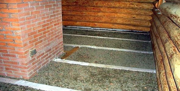 Scories comme isolation de plafond