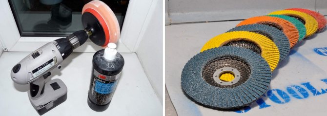 Disques de ponceuse et de feutre