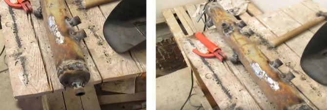 Affûter la flèche hydraulique