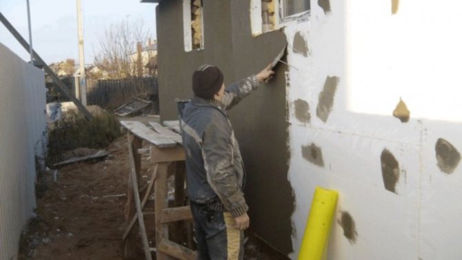 plâtre d'isolation de façade