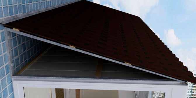 Insonorisation du toit du balcon, du reflux et des auvents