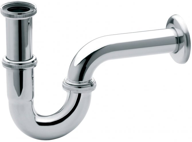 Les siphons haut de gamme sont disponibles en laiton ou en bronze et nickelés