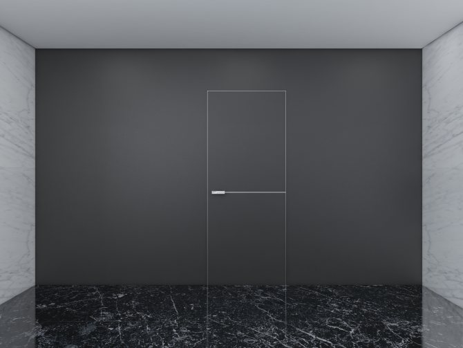 Porte cachée à l'intérieur