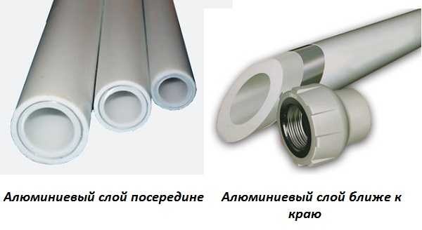 La couche de feuille peut être située plus près du bord extérieur du tuyau ou dans la profondeur du matériau