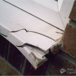 Appui de fenêtre cassé