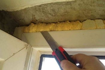 Retrait du cordon de vitrage