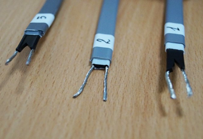 La composition et la structure d'un câble autorégulant