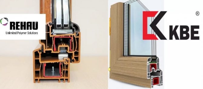 Comparaison des fenêtres KBE et Rehau