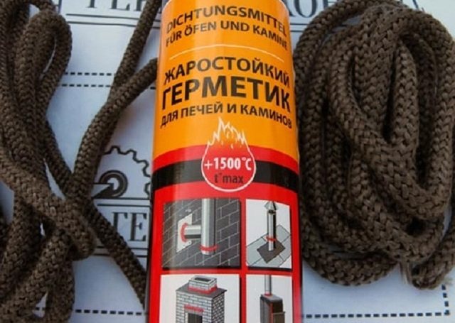 Agent d'étanchéité pour cheminées et poêles