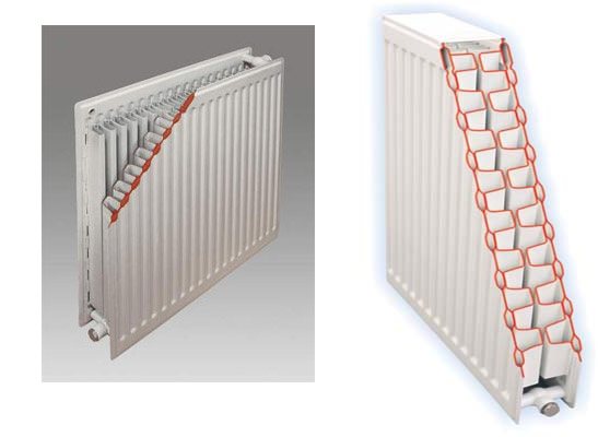 Radiateur en acier type 22
