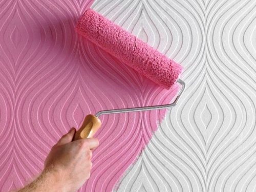 peinture de papier peint en verre