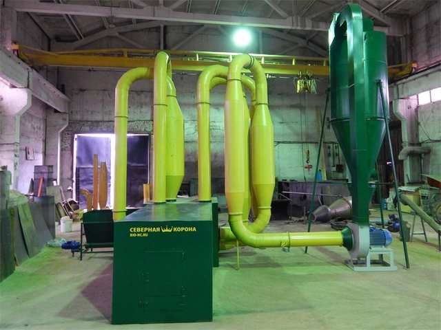 Installation de séchage avec principe de fonctionnement aérodynamique