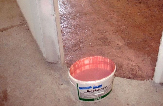 Propriétés de l'apprêt Knauf