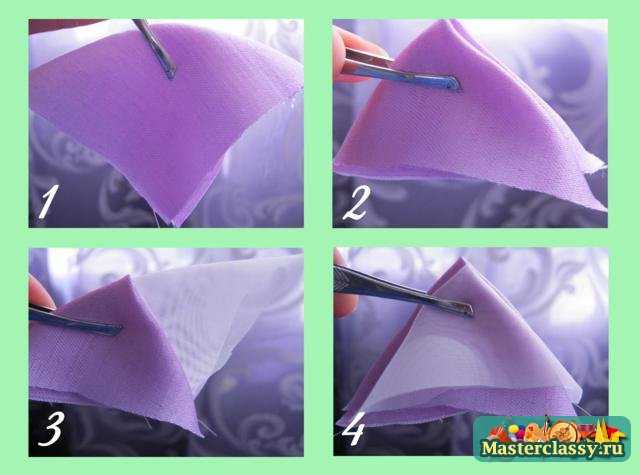 Technique Kanzashi. Cravate pour rideaux Master class