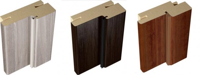 Moulures télescopiques de différentes couleurs