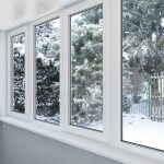 vitrage chaud du balcon