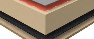 Gâteau isolant pour le toit