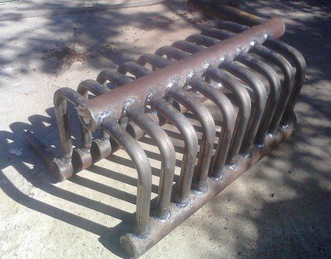 échangeur de chaleur autour du four