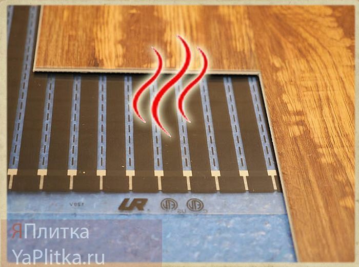 sol en film chaud pour carrelage