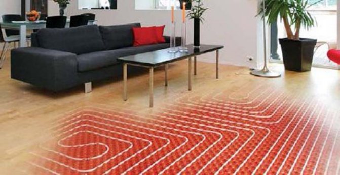 sol chaud sous le parquet, ce qui est mieux