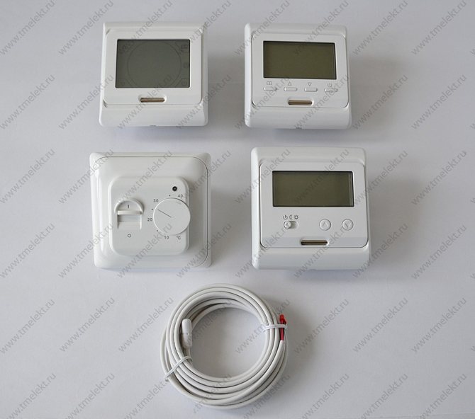 Thermostats pour chauffage au sol film : 70.26, E 31.116, E 51.716, E 91.716