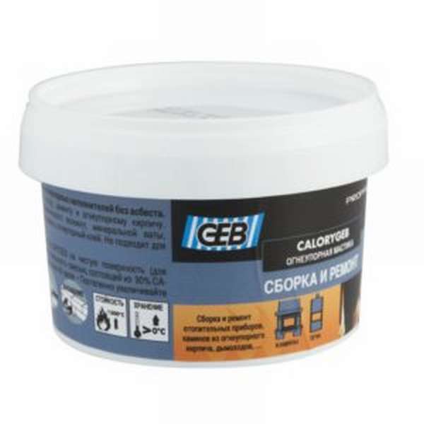 Mastic résistant à la chaleur pour poêles et cheminées