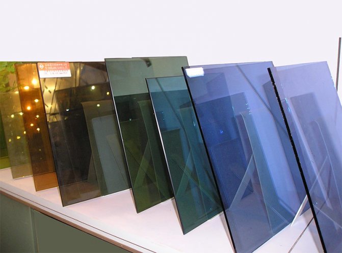 Verre teinté pour fenêtres à double vitrage