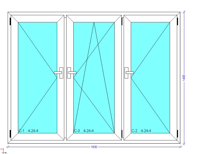 diagramme de fenêtre tricuspide