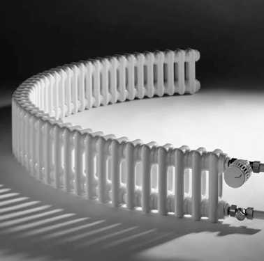 Les radiateurs tubulaires peuvent être non linéaires