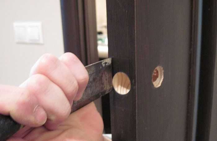 Approfondissement sous la poignée