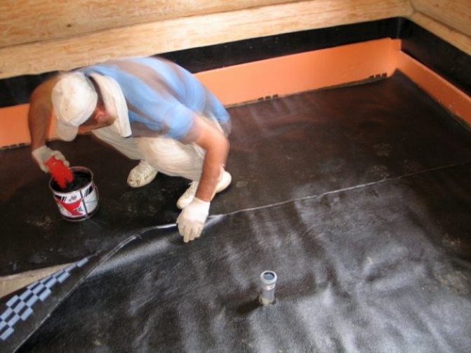 matériau de pose sur mastic