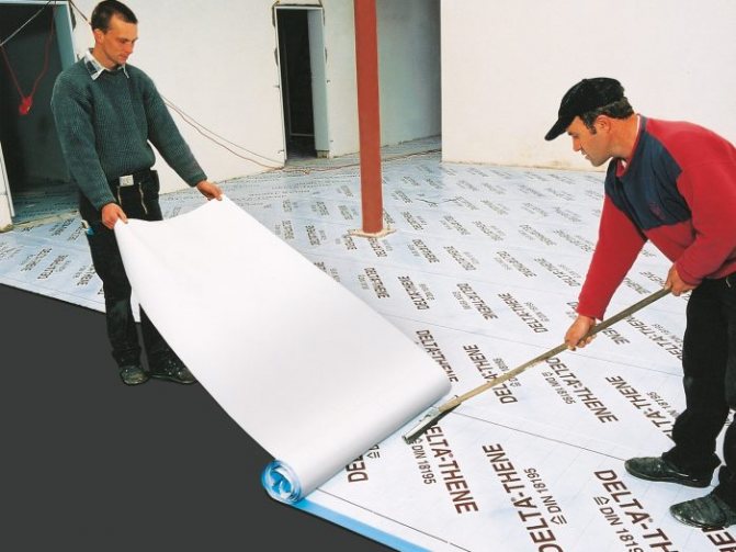 pose de matériel autocollant