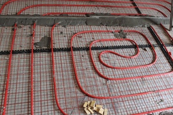 Pose de la bobine sur un substrat doublé