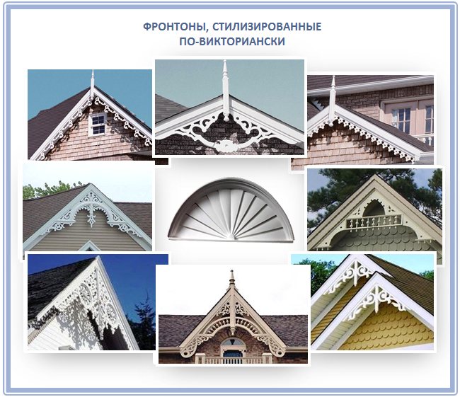 Décoration de pignon victorien