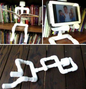 Support universel en tubes PVC