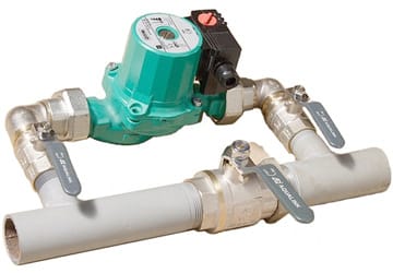 Installation d'une pompe de circulation