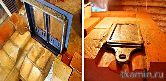 installer la porte du foyer