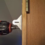 Installation du cadre de porte