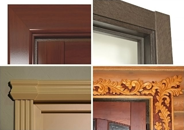 Installation de plateaux sur les portes intérieures: largeur, combien vous en avez besoin, comment le clouer correctement