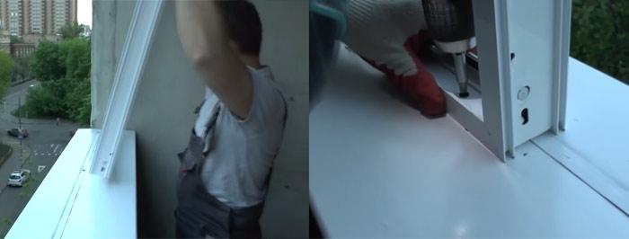 Installation d'ouvrant