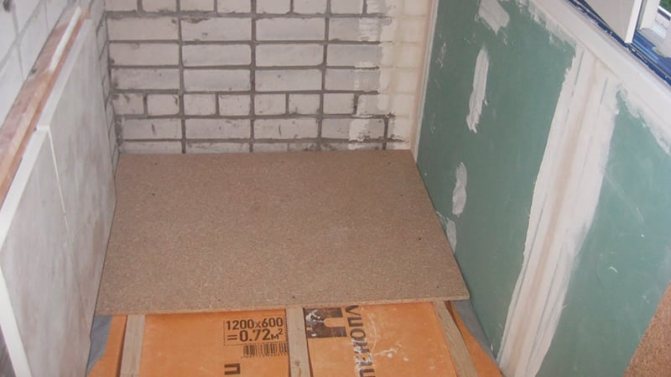 Isolation du balcon avec penoplex