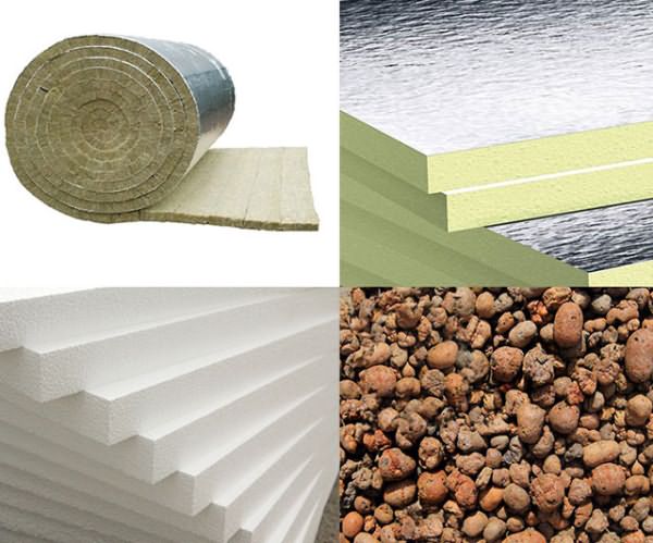 Isolation du bain de l'intérieur