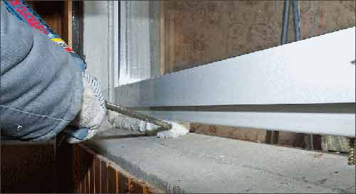 Isolation du vitrage à froid de la loggia