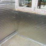 Isolation de la loggia avec du penofol