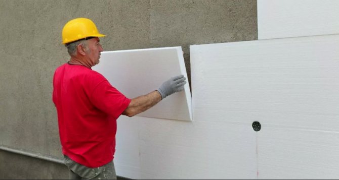 Réchauffement avec du polystyrène expansé