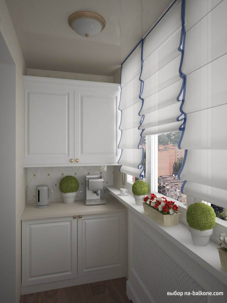 Jardin d'hiver confortable sur la loggia